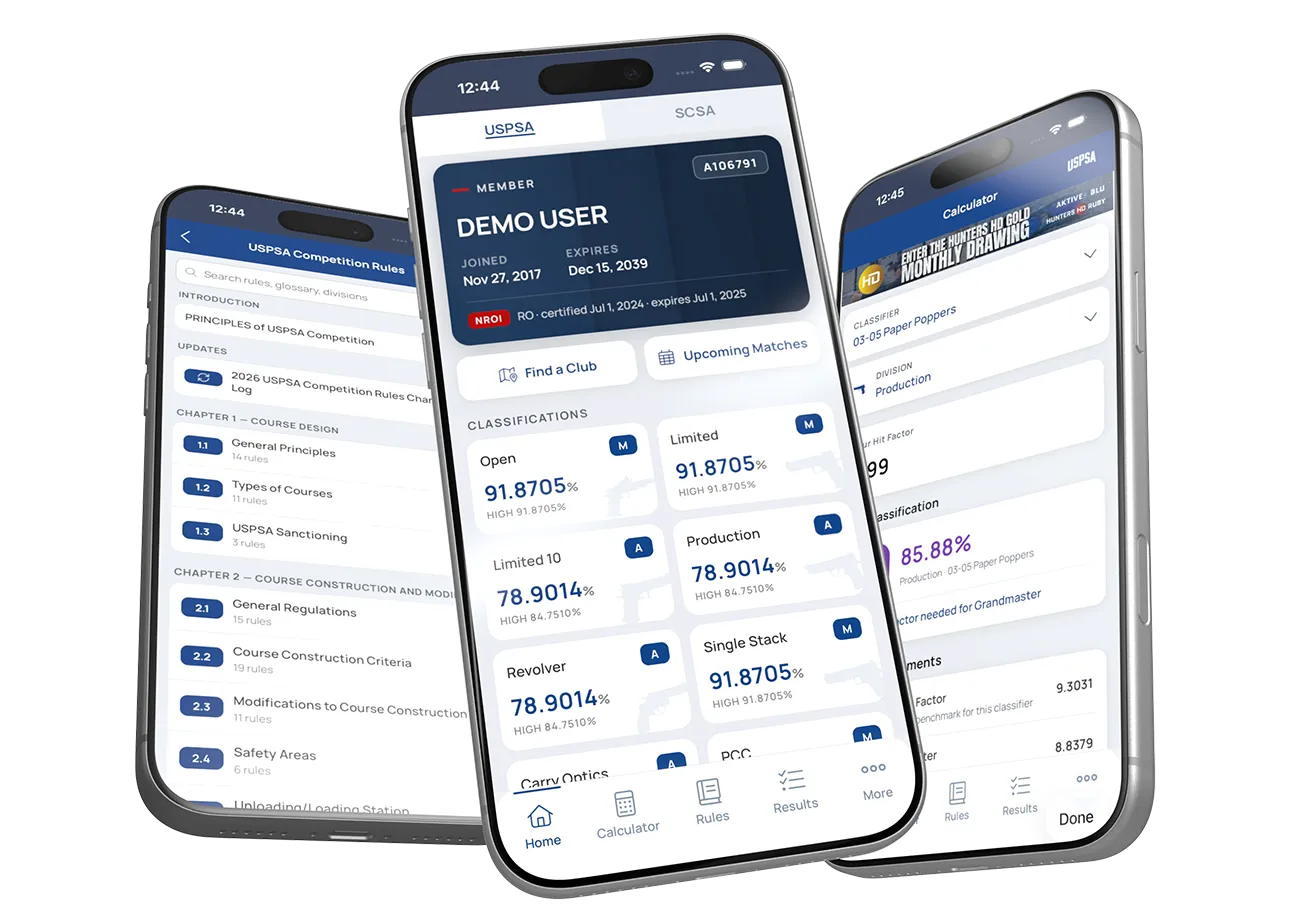 USPSA App hero phone